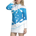 Milk Print Hoodie Dress