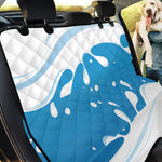 Milk Print Pet Car Back Seat Cover