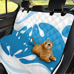 Milk Print Pet Car Back Seat Cover