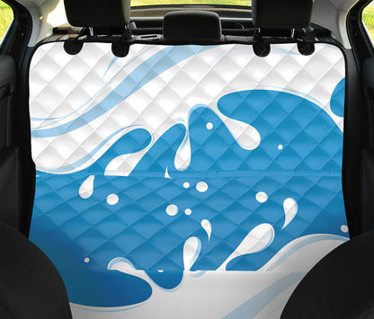 Milk Print Pet Car Back Seat Cover