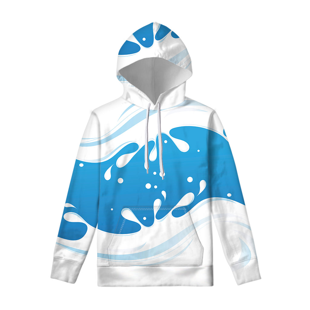 Milk Print Pullover Hoodie