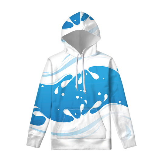 Milk Print Pullover Hoodie