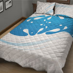 Milk Print Quilt Bed Set