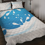 Milk Print Quilt Bed Set