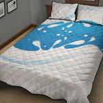 Milk Print Quilt Bed Set