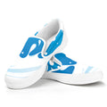 Milk Print White Slip On Sneakers