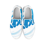 Milk Print White Slip On Shoes