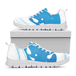 Milk Print White Sneakers