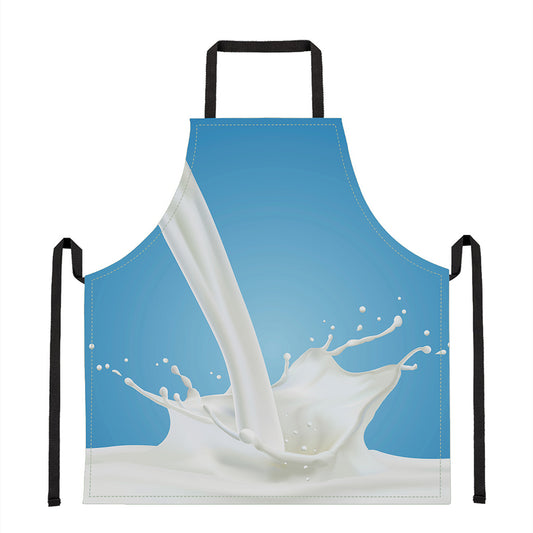 Milk Splash Print Apron