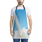 Milk Splash Print Apron