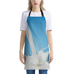 Milk Splash Print Apron