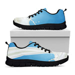 Milk Splash Print Black Sneakers