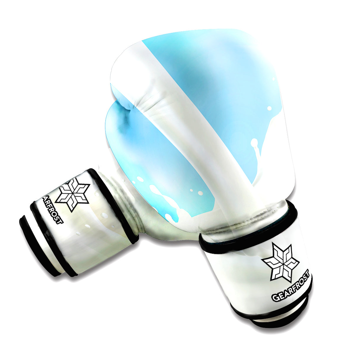 Milk Splash Print Boxing Gloves