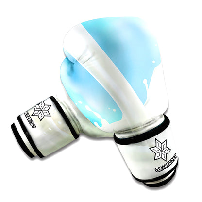 Milk Splash Print Boxing Gloves