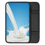 Milk Splash Print Car Center Console Cover