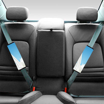Milk Splash Print Car Seat Belt Covers