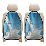 Milk Splash Print Car Seat Organizers