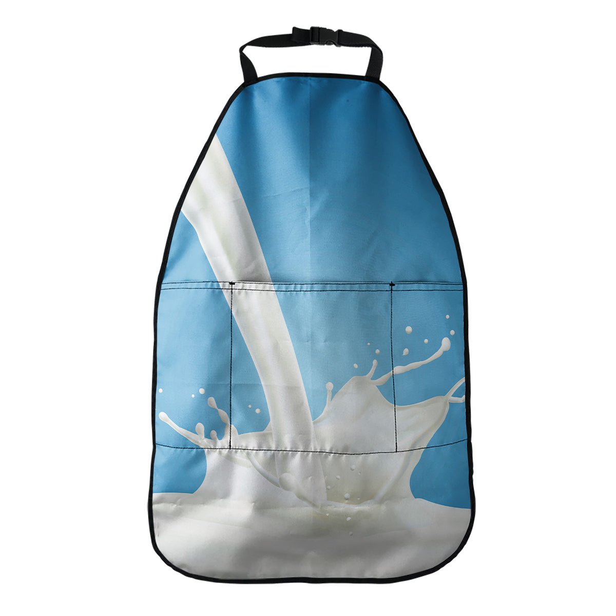 Milk Splash Print Car Seat Organizers