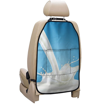 Milk Splash Print Car Seat Organizers