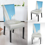 Milk Splash Print Dining Chair Slipcover