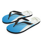 Milk Splash Print Flip Flops