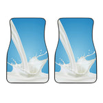 Milk Splash Print Front Car Floor Mats