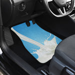 Milk Splash Print Front Car Floor Mats