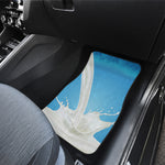 Milk Splash Print Front Car Floor Mats