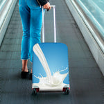 Milk Splash Print Luggage Cover