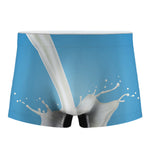 Milk Splash Print Men's Boxer Briefs