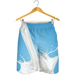 Milk Splash Print Men's Shorts