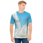 Milk Splash Print Men's T-Shirt