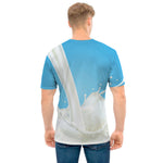 Milk Splash Print Men's T-Shirt