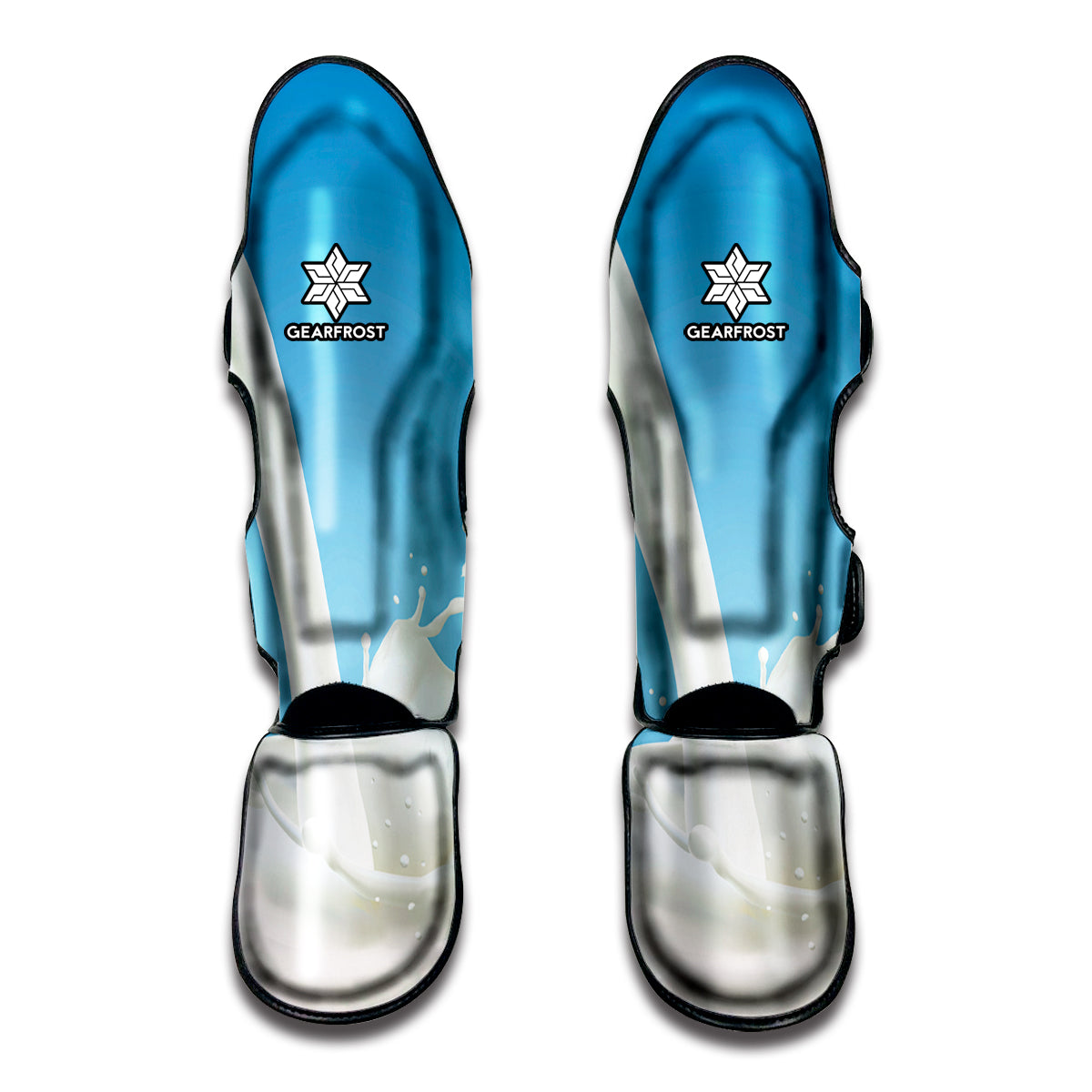 Milk Splash Print Muay Thai Shin Guard