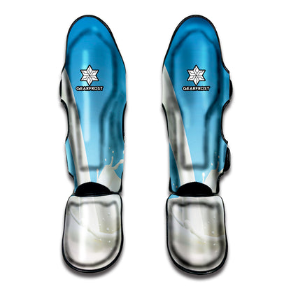 Milk Splash Print Muay Thai Shin Guard