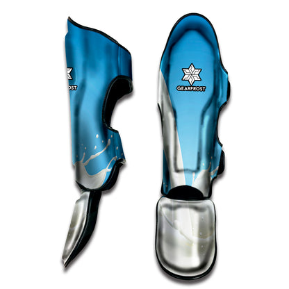 Milk Splash Print Muay Thai Shin Guard
