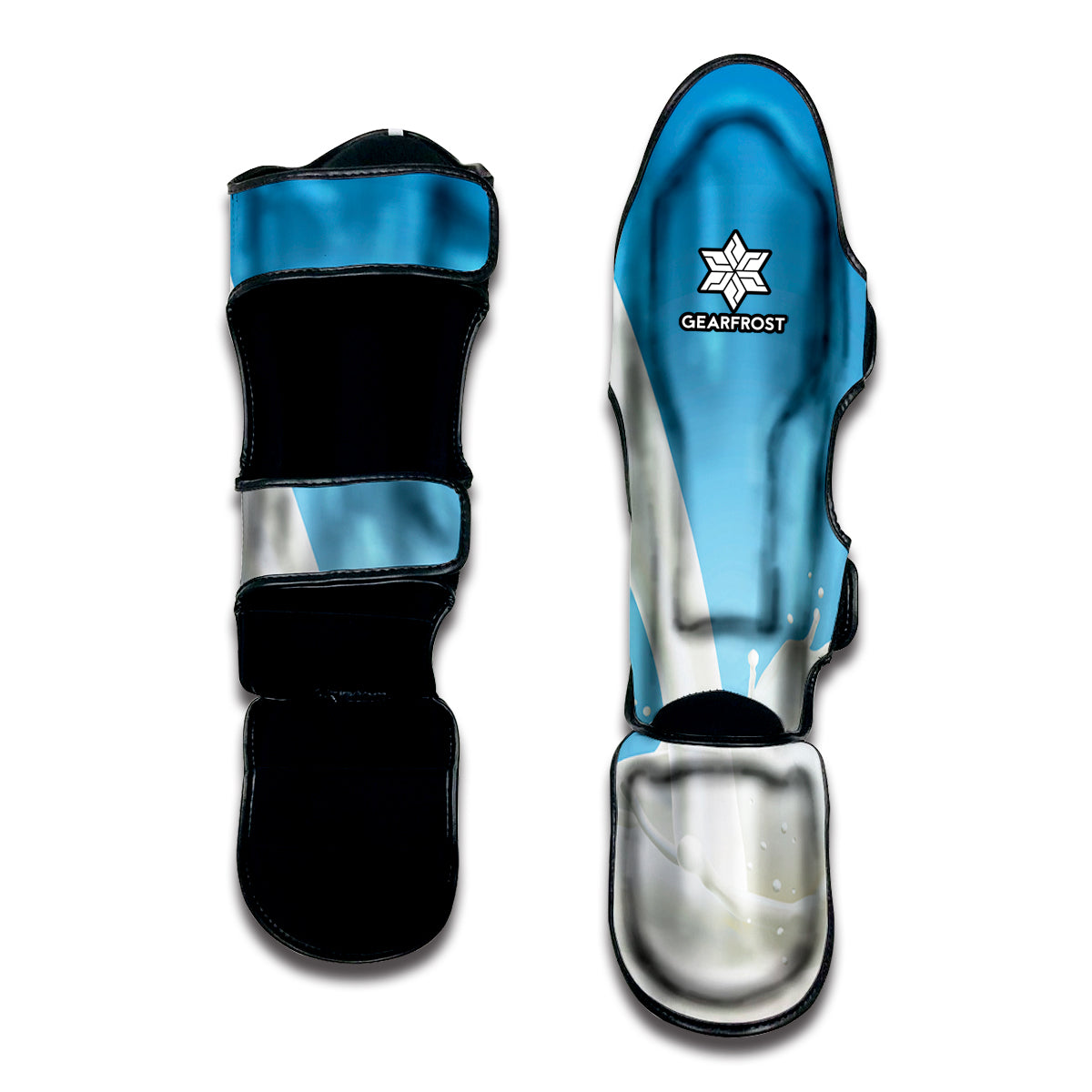 Milk Splash Print Muay Thai Shin Guard