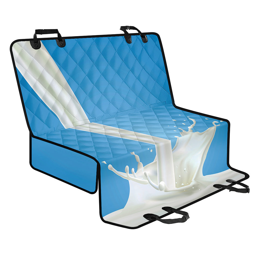 Milk Splash Print Pet Car Back Seat Cover
