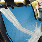 Milk Splash Print Pet Car Back Seat Cover