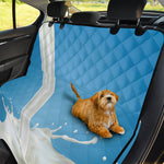 Milk Splash Print Pet Car Back Seat Cover