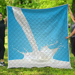Milk Splash Print Quilt