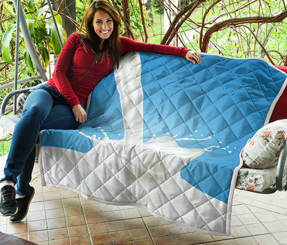Milk Splash Print Quilt