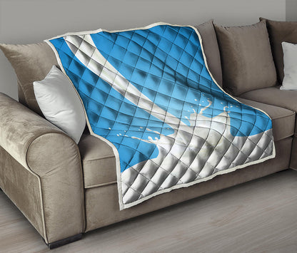 Milk Splash Print Quilt