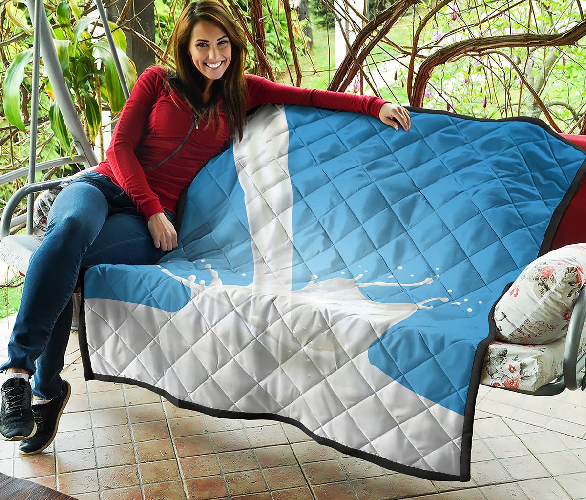 Milk Splash Print Quilt