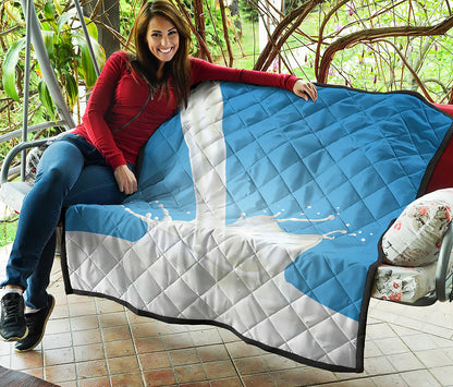 Milk Splash Print Quilt