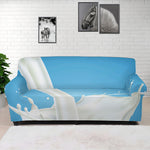 Milk Splash Print Sofa Cover