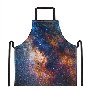 Milky Way Universe Galaxy Space Print Apron