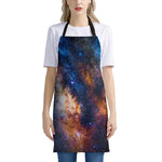 Milky Way Universe Galaxy Space Print Apron