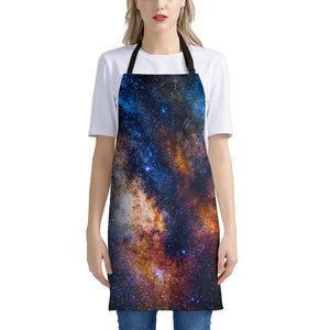 Milky Way Universe Galaxy Space Print Apron