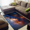 Milky Way Universe Galaxy Space Print Area Rug GearFrost